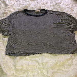 striped cropped t-shirt from t.j.maxx